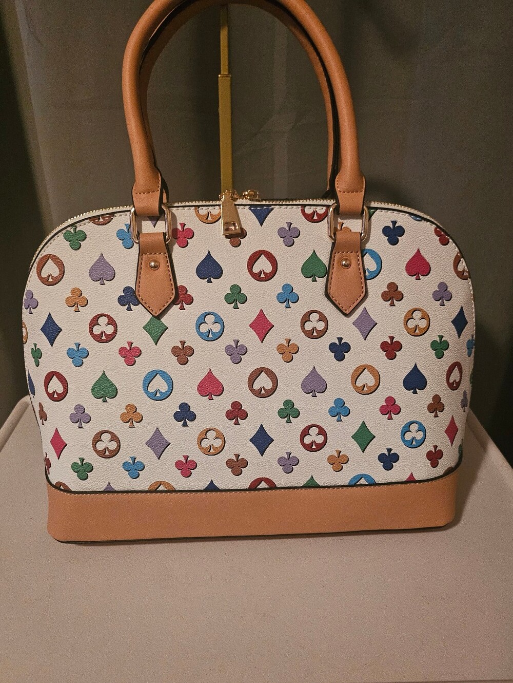 Fashion Multi Color Handbag With Wallet